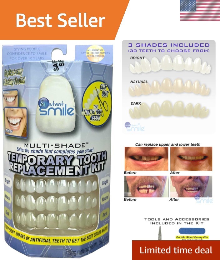 Realistic Smile Restoration - MULTISHADE Tooth Repair Kit for Quick Fixes