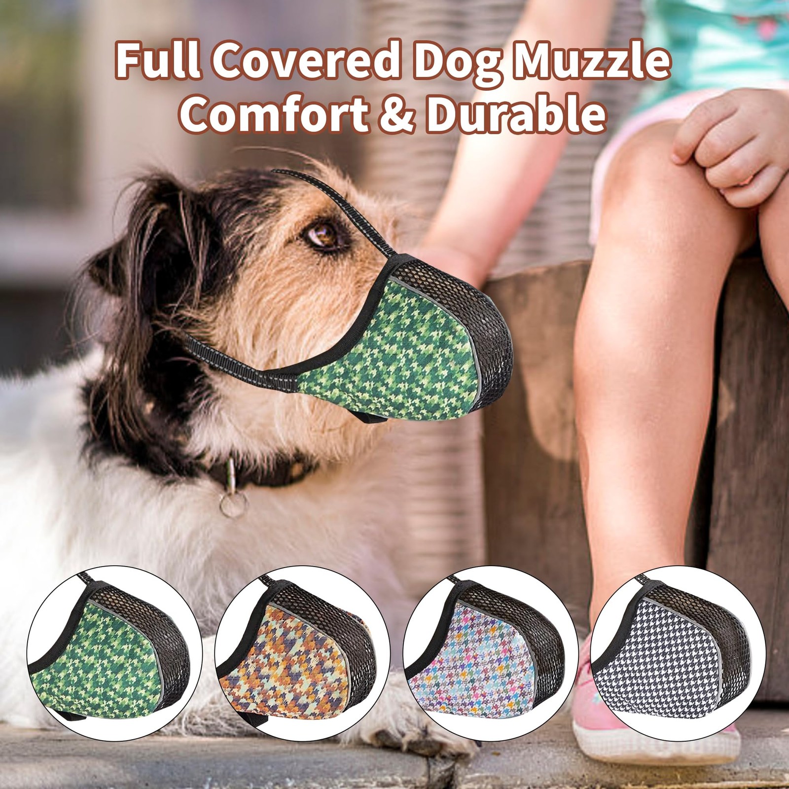 JOYPAWS Dog Muzzle L Black