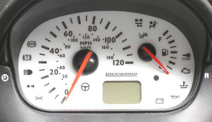 Lockwood Fiat Seicento 1998- RED (ST) Dial Kit 44YYY