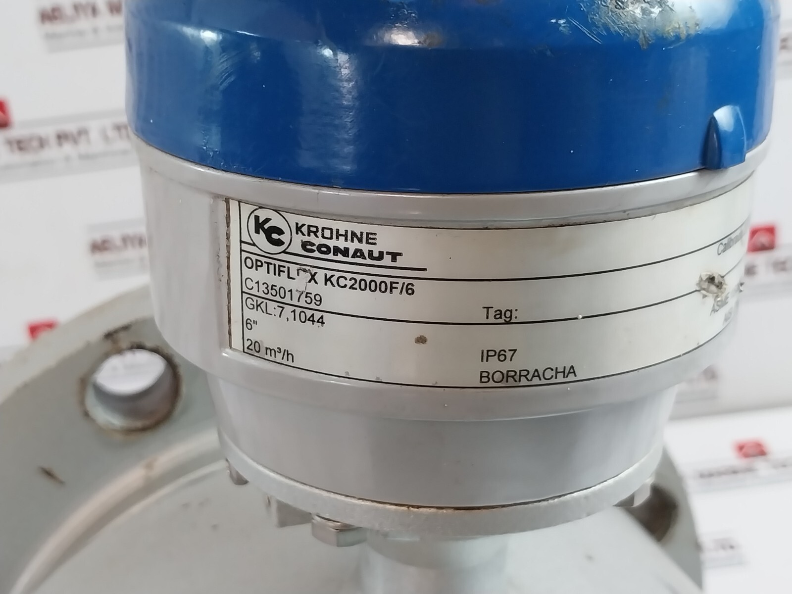 KROHNE CONAUT OPTIFLUX KC2000F/6 Electromagnetic Flow Sensor IP 67