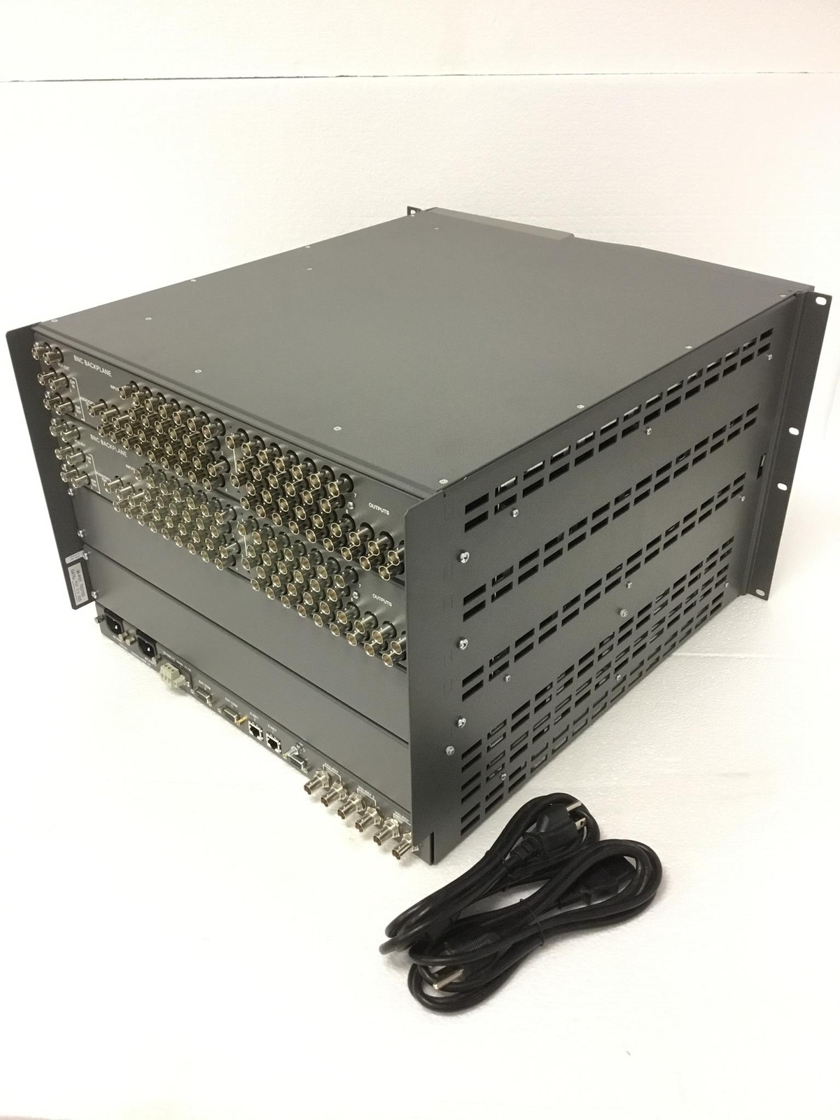 NEW GRASS VALLEY Concerto Multi-Format Router W/2XCrs2001 Fast Controller,WORKNG