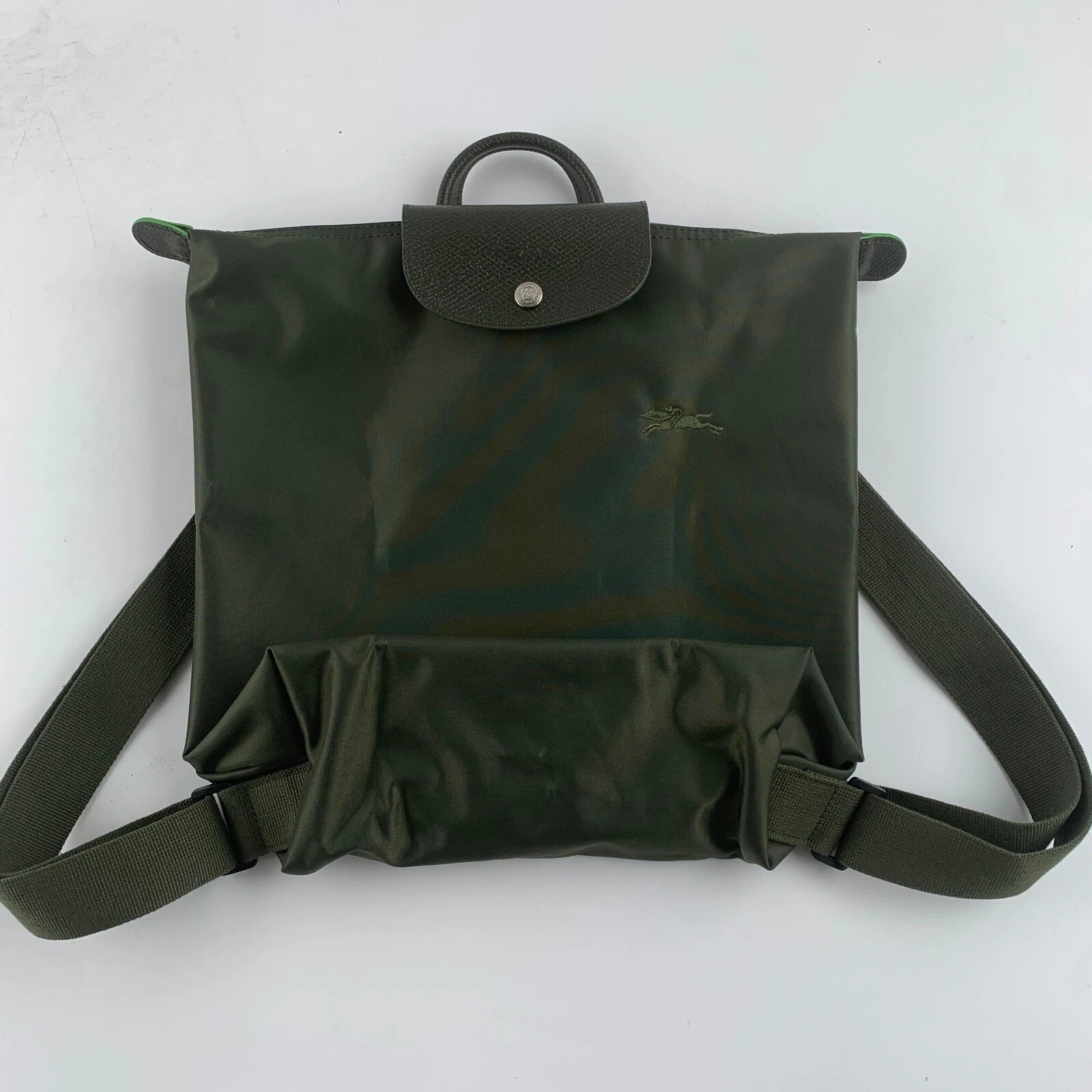 LONGCHAMP Le Pliage Green M Backpack Forest - Canvas New outlet