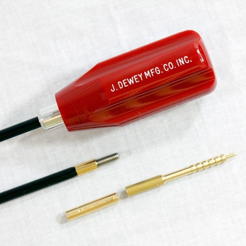 Dewey 22 caliber 24" cleaning rod + 5 Cotton Bore Mops for 22 223 5.56 $7 ship