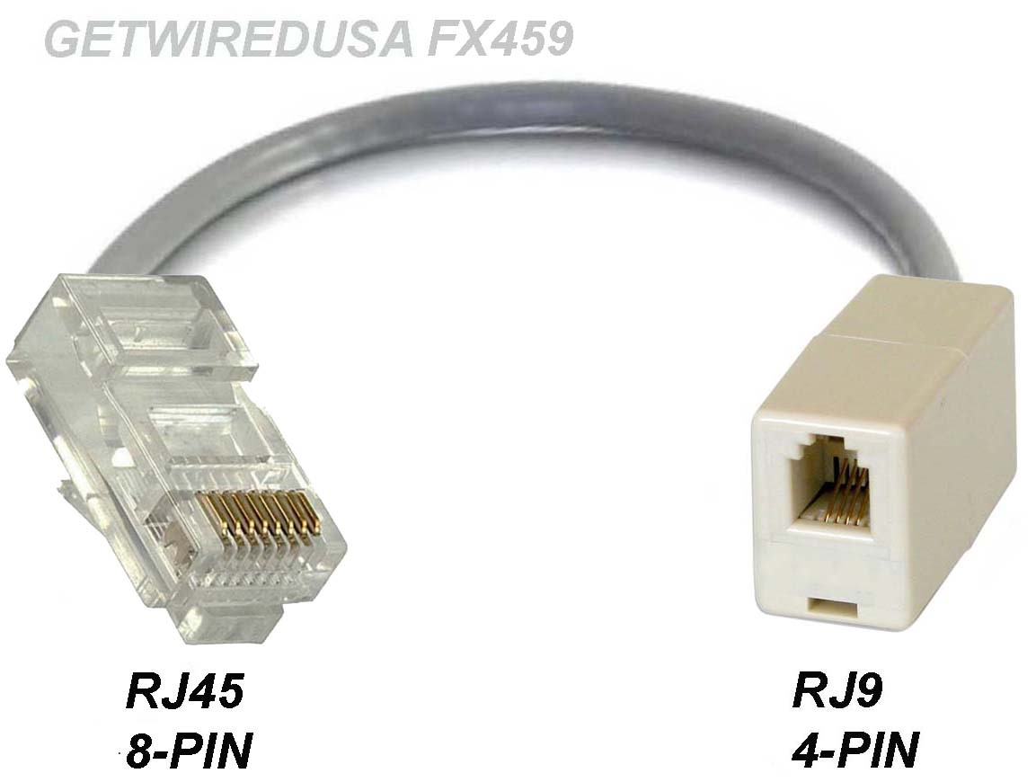 FEMALE RJ9 RJ10 RJ22 4P4C 4PIN RJ45 CAT5 ETHERNET 8P8C 8PIN MALE NETWORK ADAPTER
