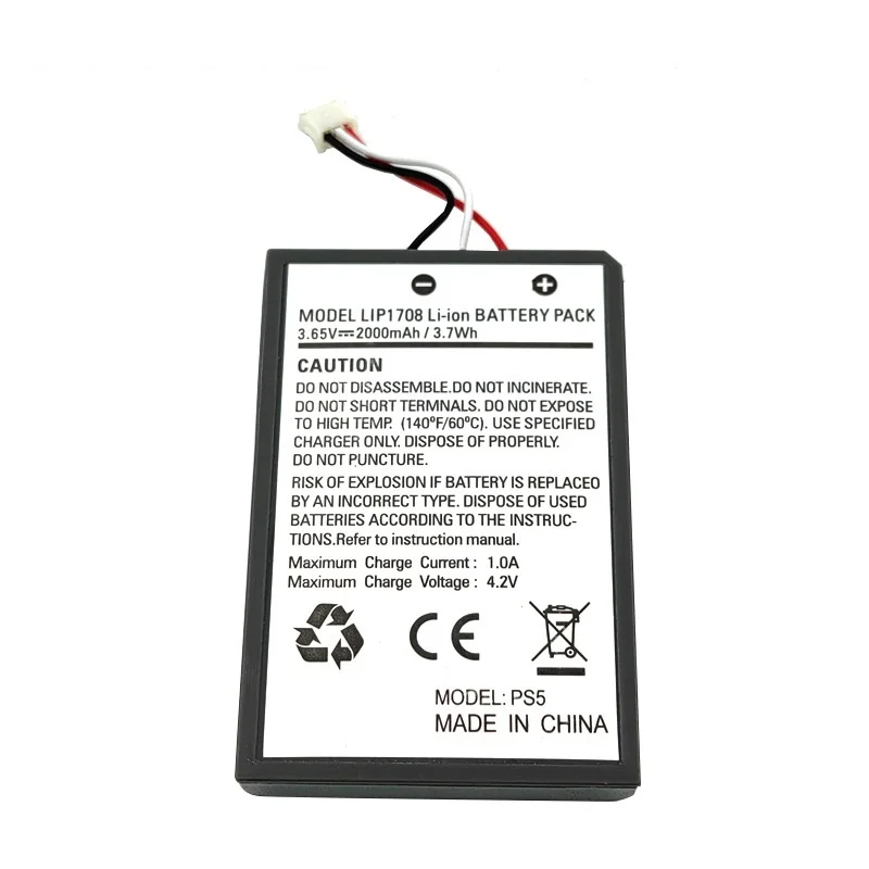 2PCS LIP1708 Battery For Sony PlayStation 5 PS5 DualSense Wireless Controller