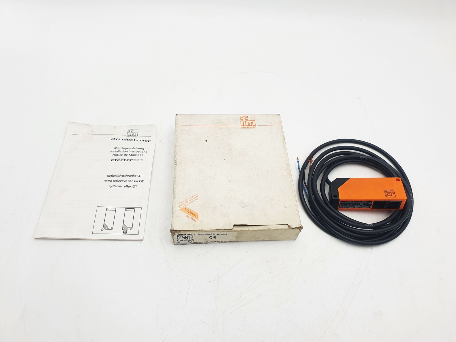 PHOTOELECTRIC SENSOR IFM EFECTOR 200 OT5012 OTR-FNKG OTRFNKG