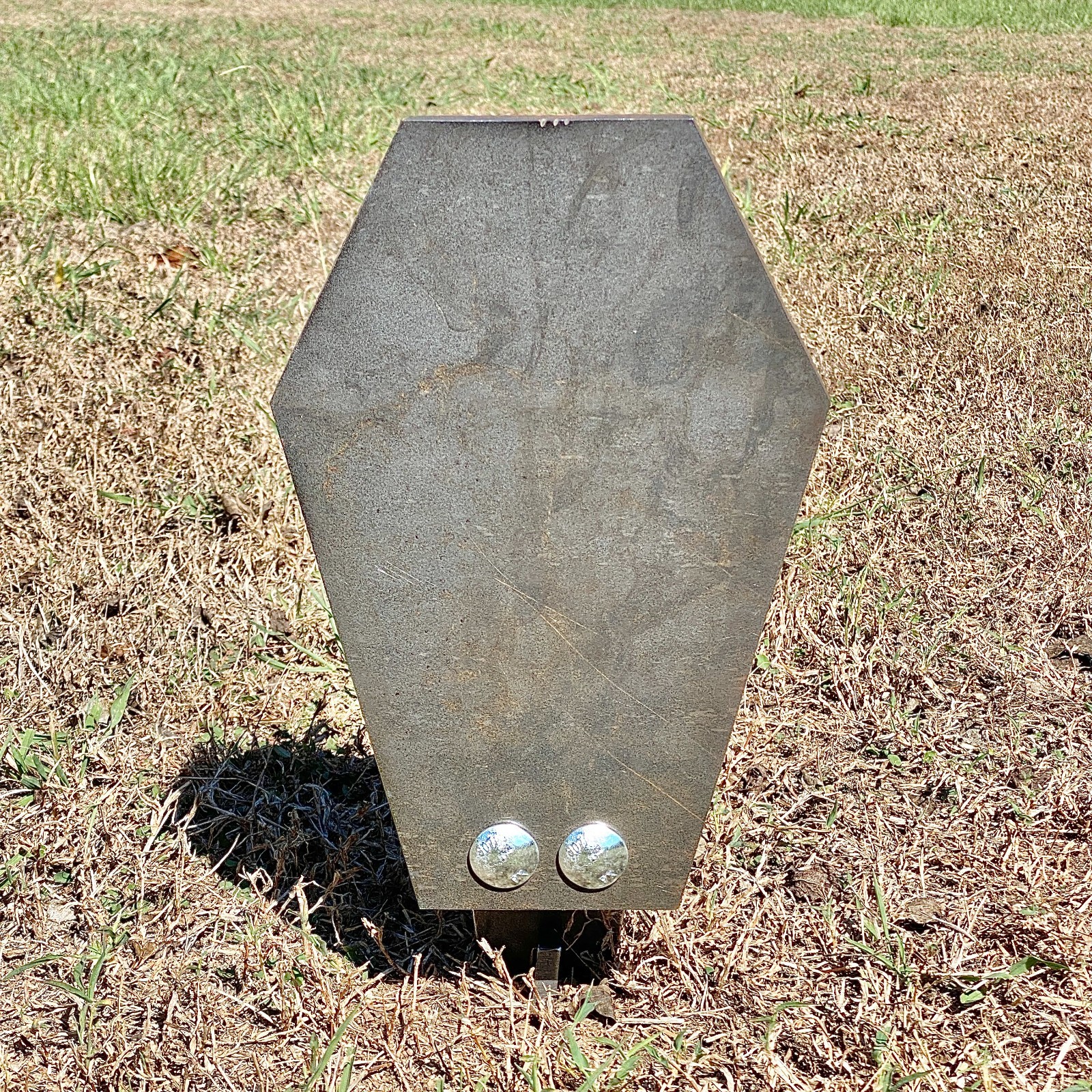 3/8AR500 8x12 AutoReset Coffin Action - Spring Reactive Steel Shooting Target