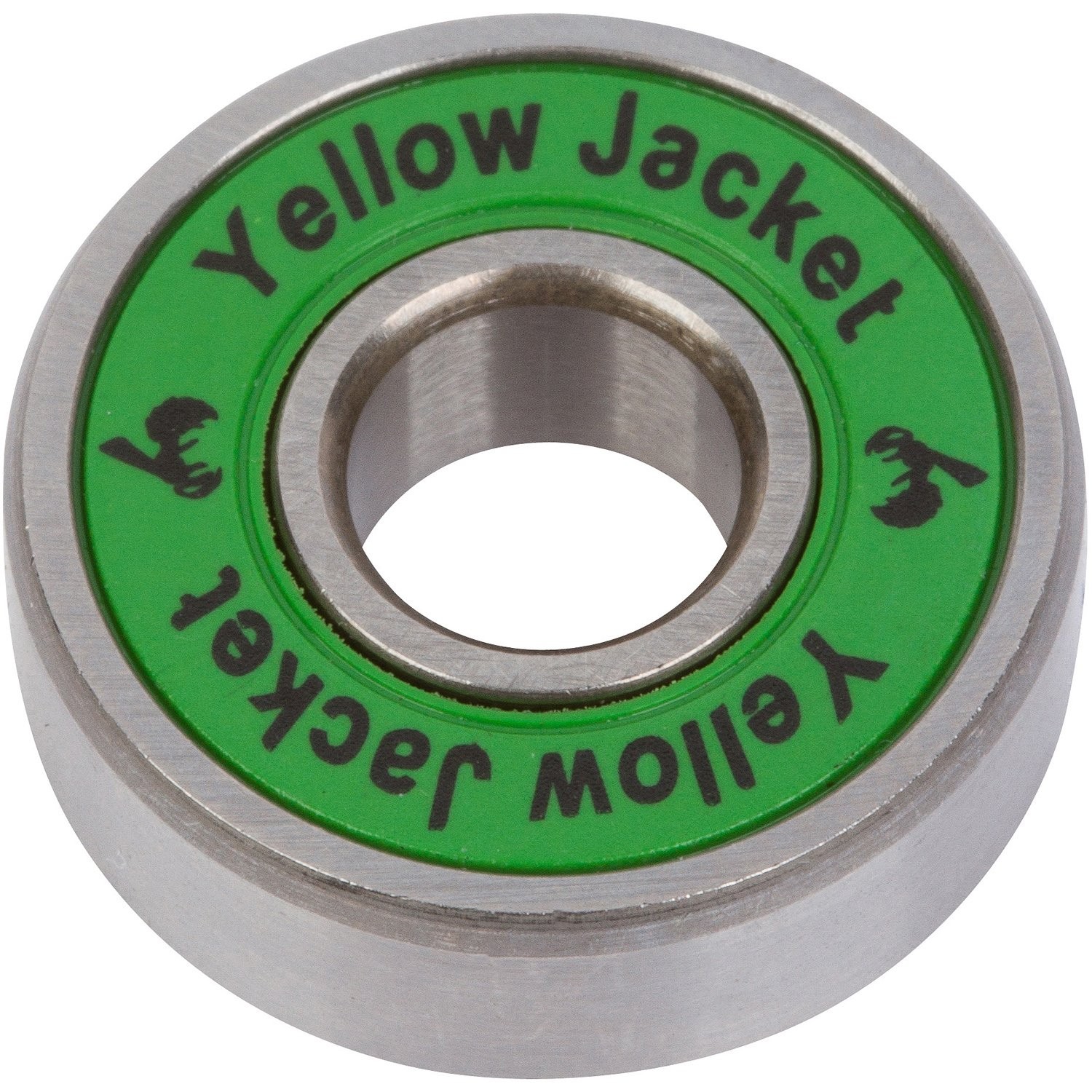 Yellow Jacket Premium Inline Skate Bearings, Roller Jungle Green