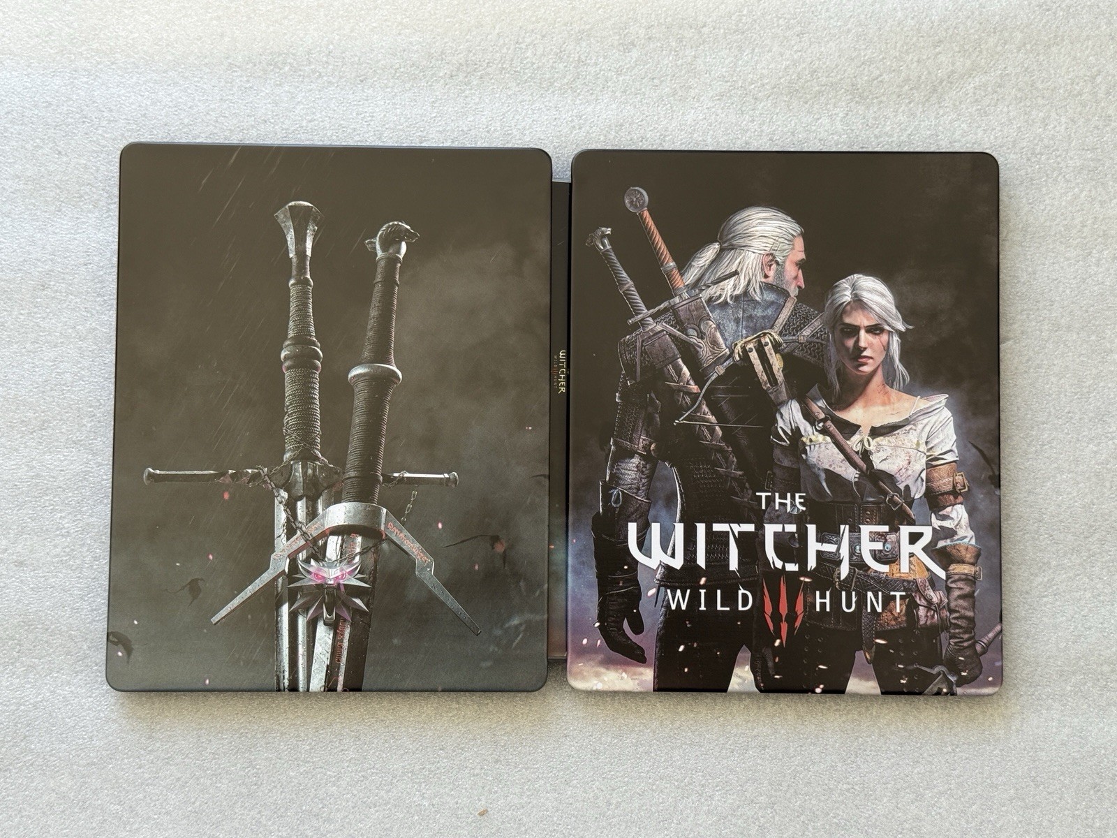 The Witcher 3 WH Custom made Steelbook/SteelUp Case PS4/PS5/Xbox (No Game) New