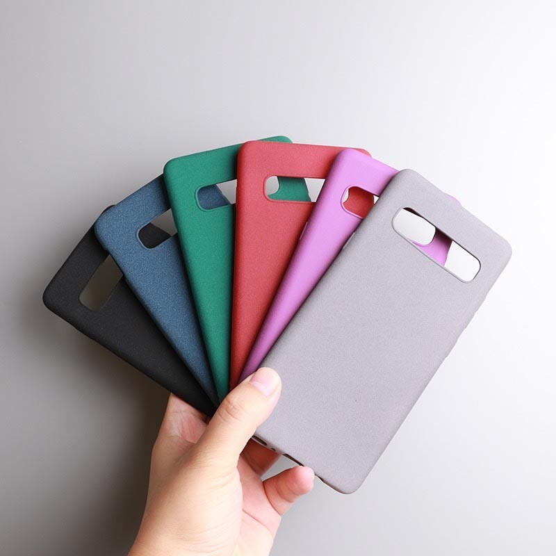 For Samsung Galaxy S10 S10E S10+ S10 5G RockSand Matte Rubber Gel case cover
