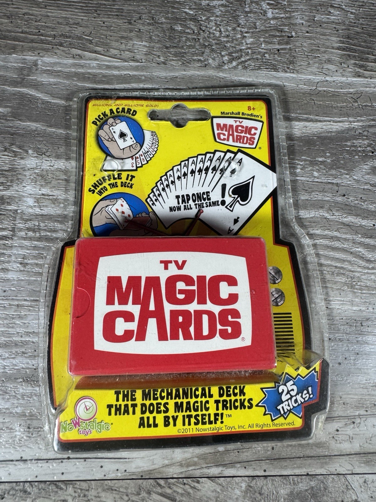 Nowstalgic Toys TV Magic Cards Mechanical Deck 25+ Tricks Age 8+ TVMC-001-158