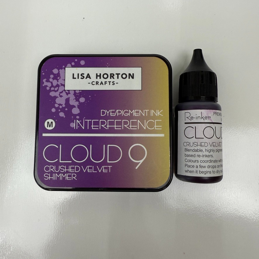 Lisa Horton Crafts Cloud 9 Interference Ink & Reinker - Crushed Velvet Shimmer