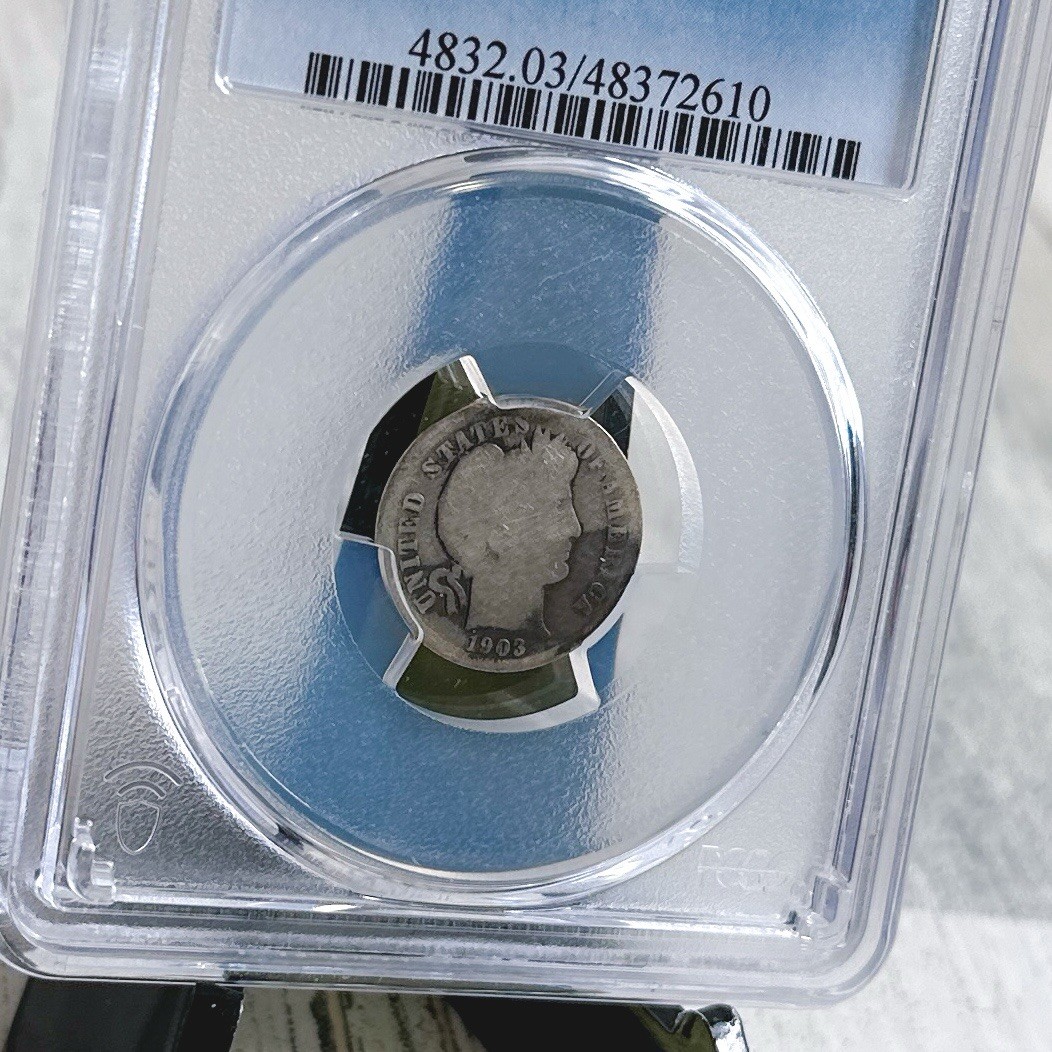 1901-S Barber Dime - 10c PCGS AG03 - KEY DATE