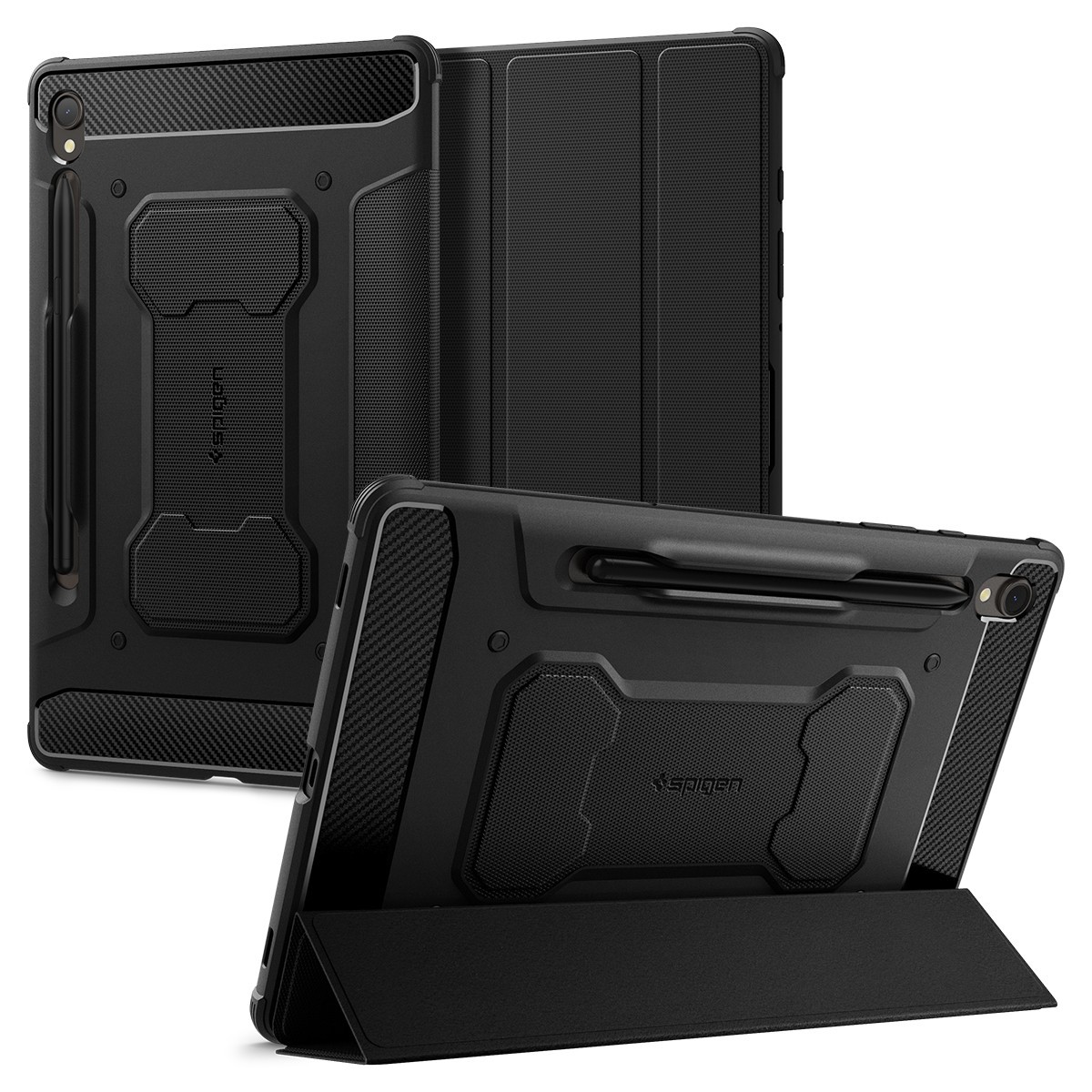For Galaxy Tab S10 FE / Tab S9 Case | Spigen [Rugged Armor Pro] Shockproof Cover