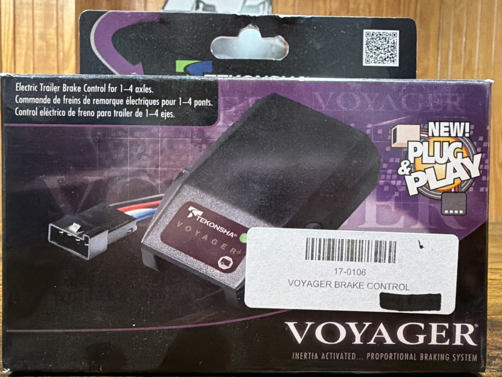 Tekonsha Voyager 9030 Proportional Trailer Brake Controller 1-4 Axles 17-0106 NE