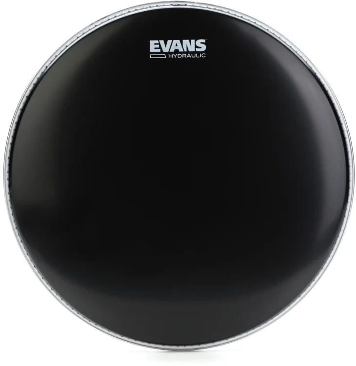 Evans Hydraulic Black Drumhead - 15 inches