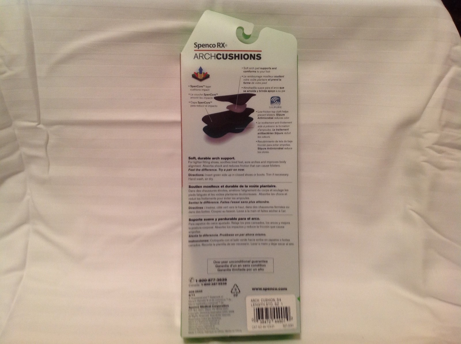 Spenco RX Arch Cushions 3/4 Length #1 (1 Pair )