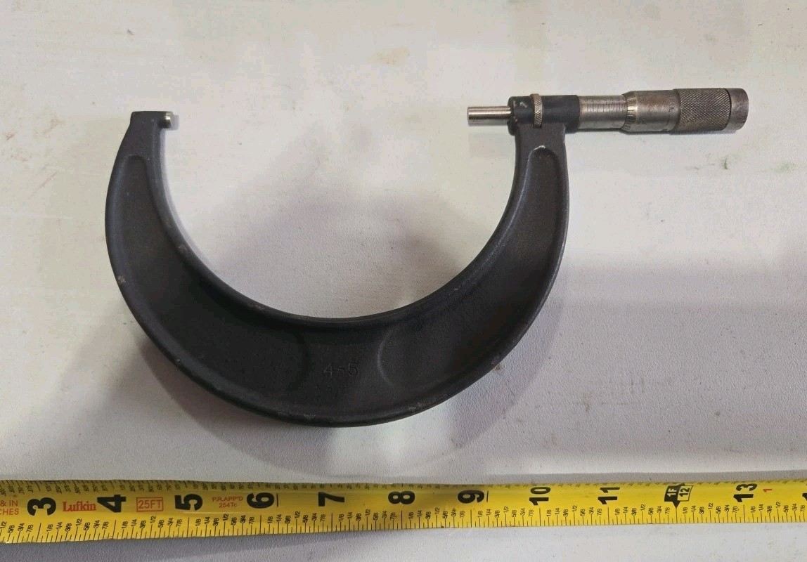 Brown & Sharpe Micrometer Caliper 4-5”