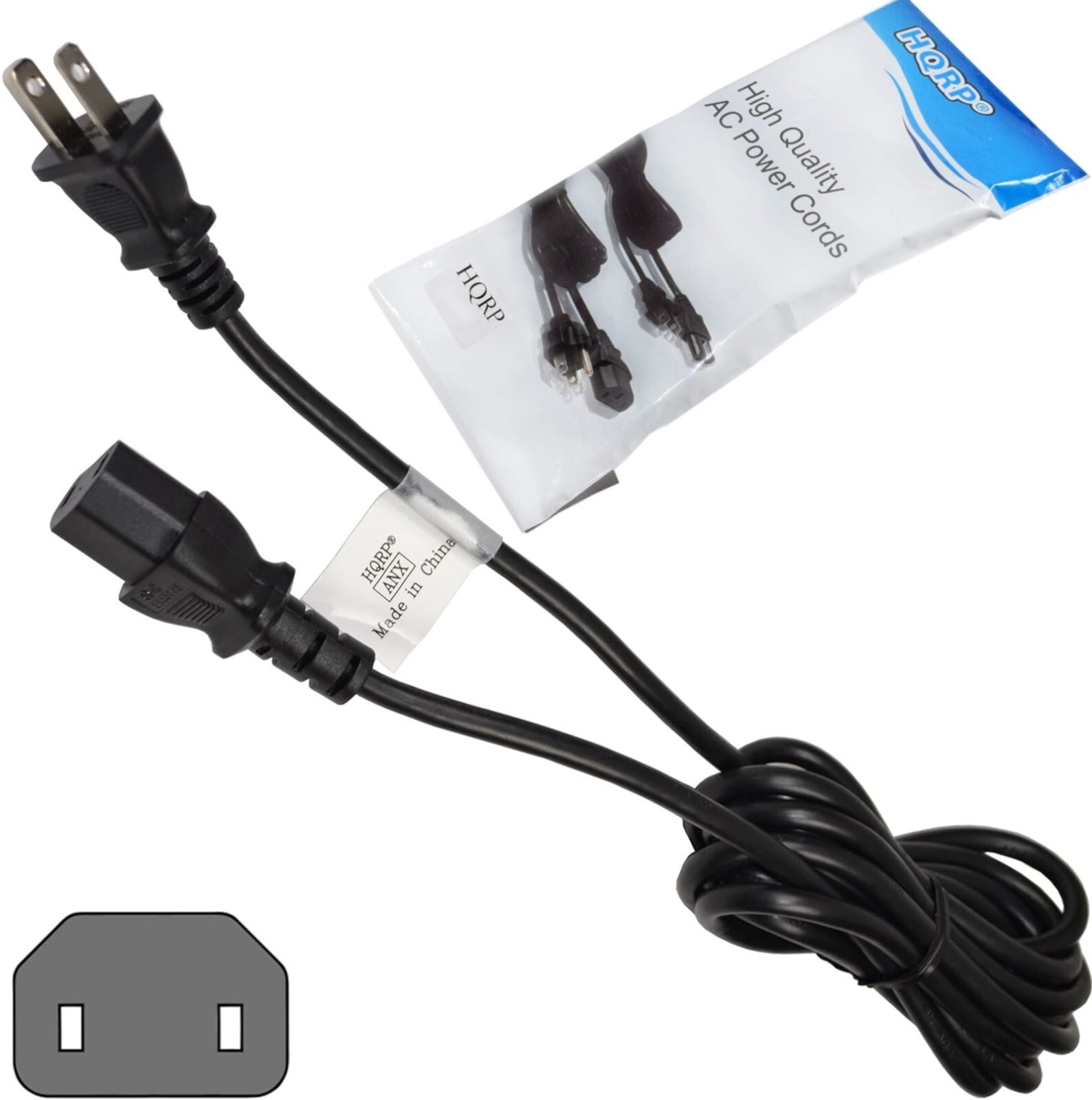 10ft AC Power Cord for Sony KDL-40V5100 KDL-46V5100 KDL-52W4100 KDL-52VE5 Bravia