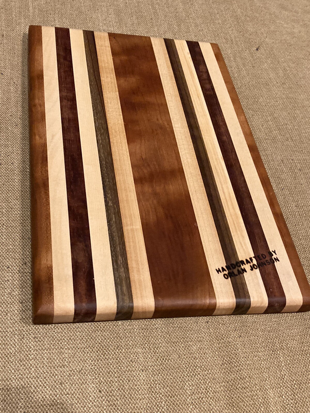 Orlan Johnson Cutting Board- NC Hardwoods 14” x 9”- Never Used