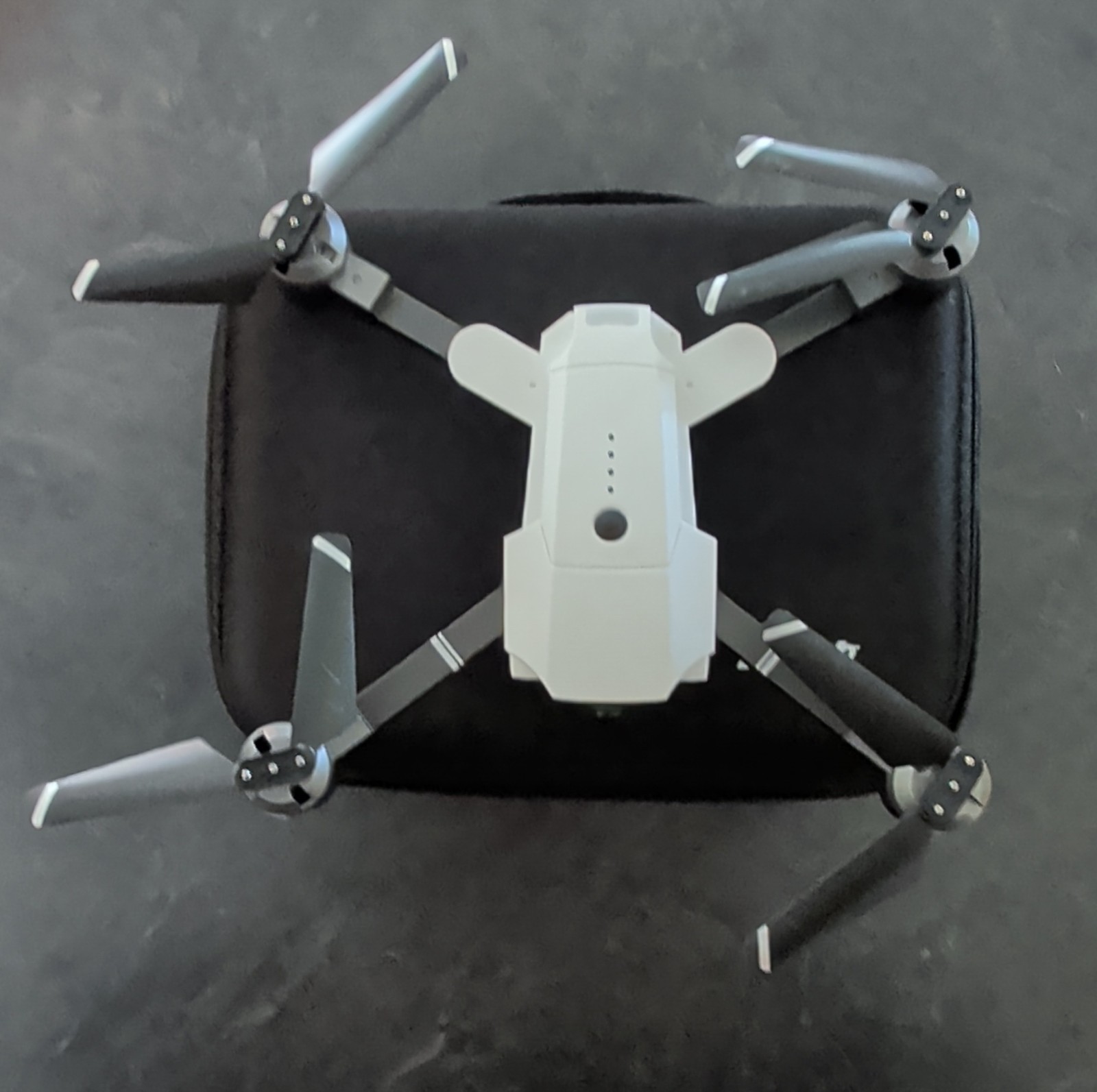 Attop Quadcopter Drone Gray Black with Remote Controller & Carrying Case