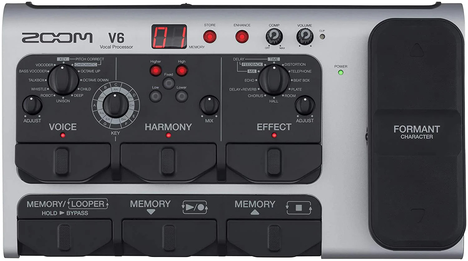 Zoom ZV6 V6 Vocal Processor