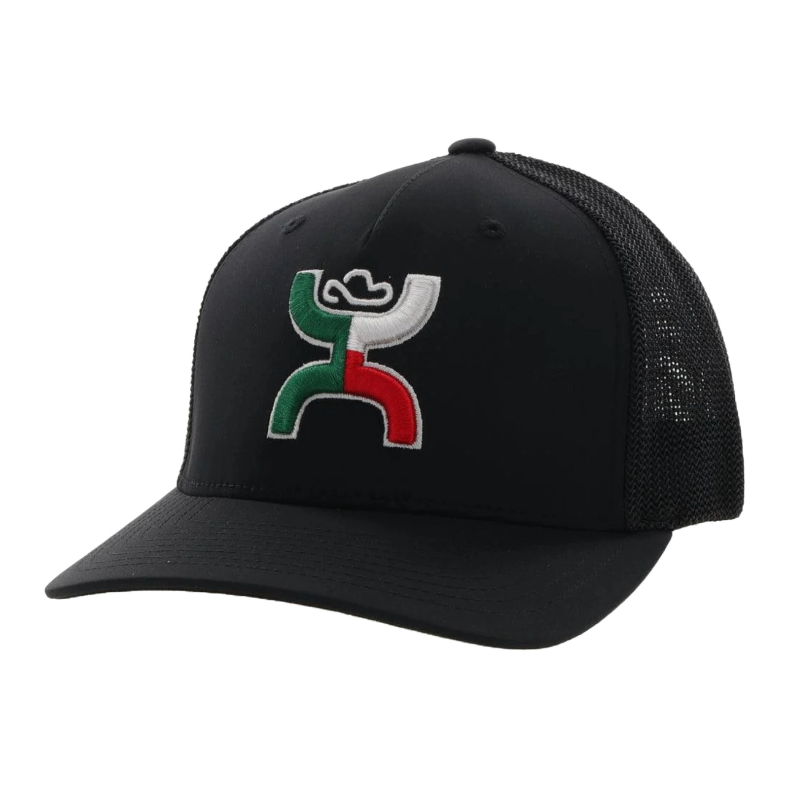 Hooey Boquillas Flex Fit Black Trucker Cap 2218BK