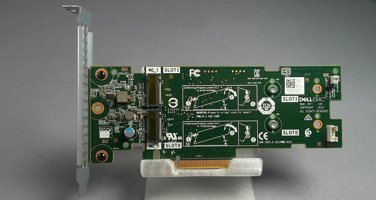 DELL 07HYY4 BOSS-S1 PCIe M.2 SATA RAID Controller Card Full Height **Used Good**