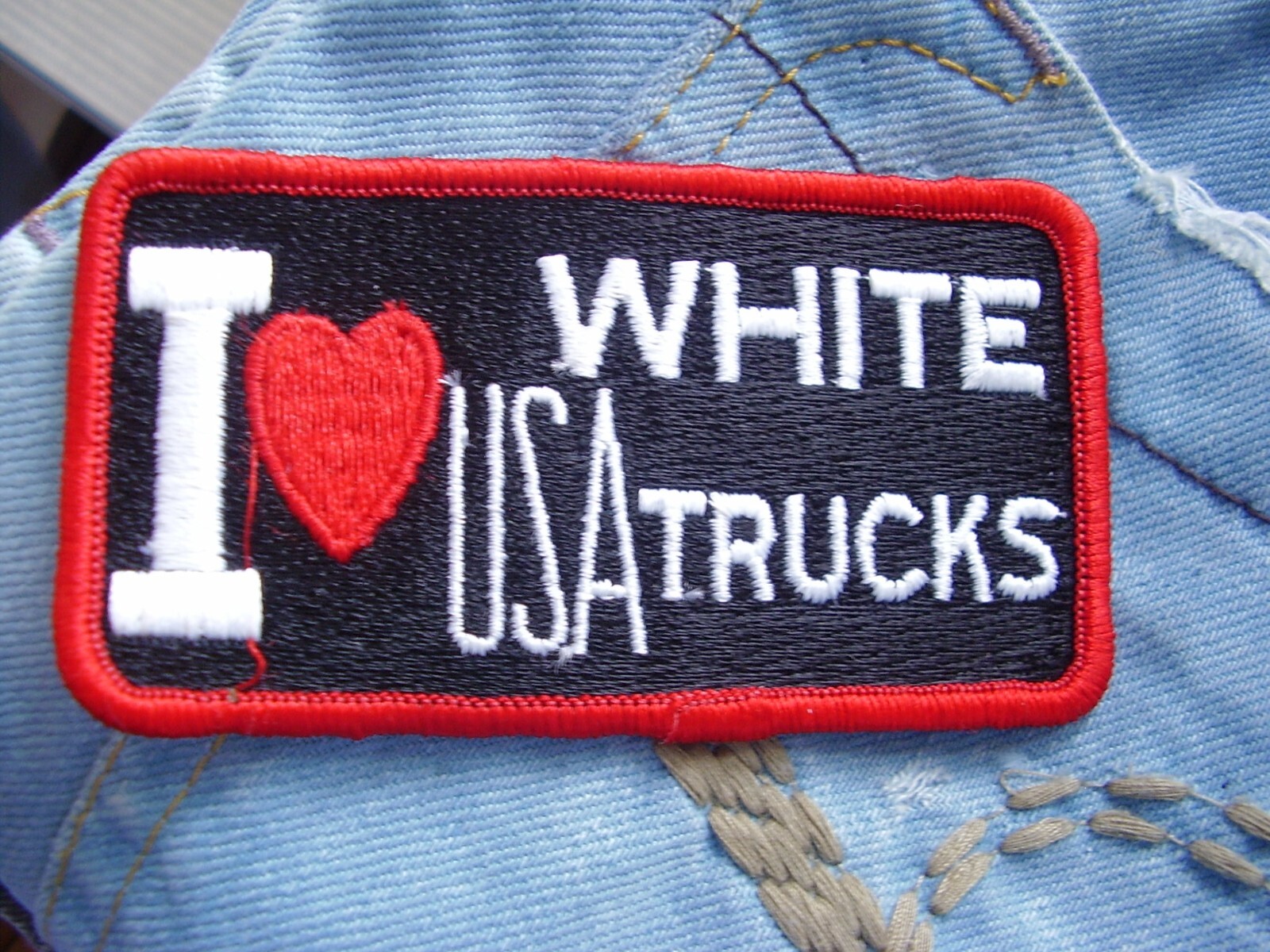 White Motor Company I love white USA Trucks Cleveland Ohio America Patch