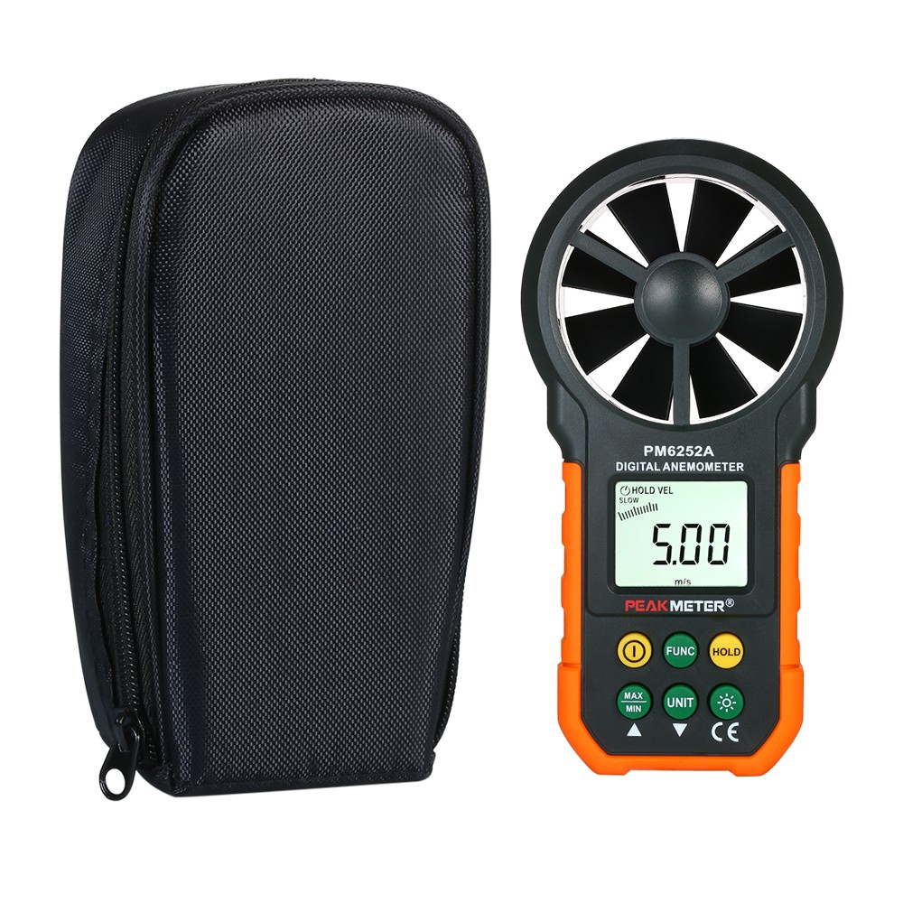 1-Wind PEAKMETER Handheld Anemometer Portable Wind Speed Meter CFM Meter C5O3