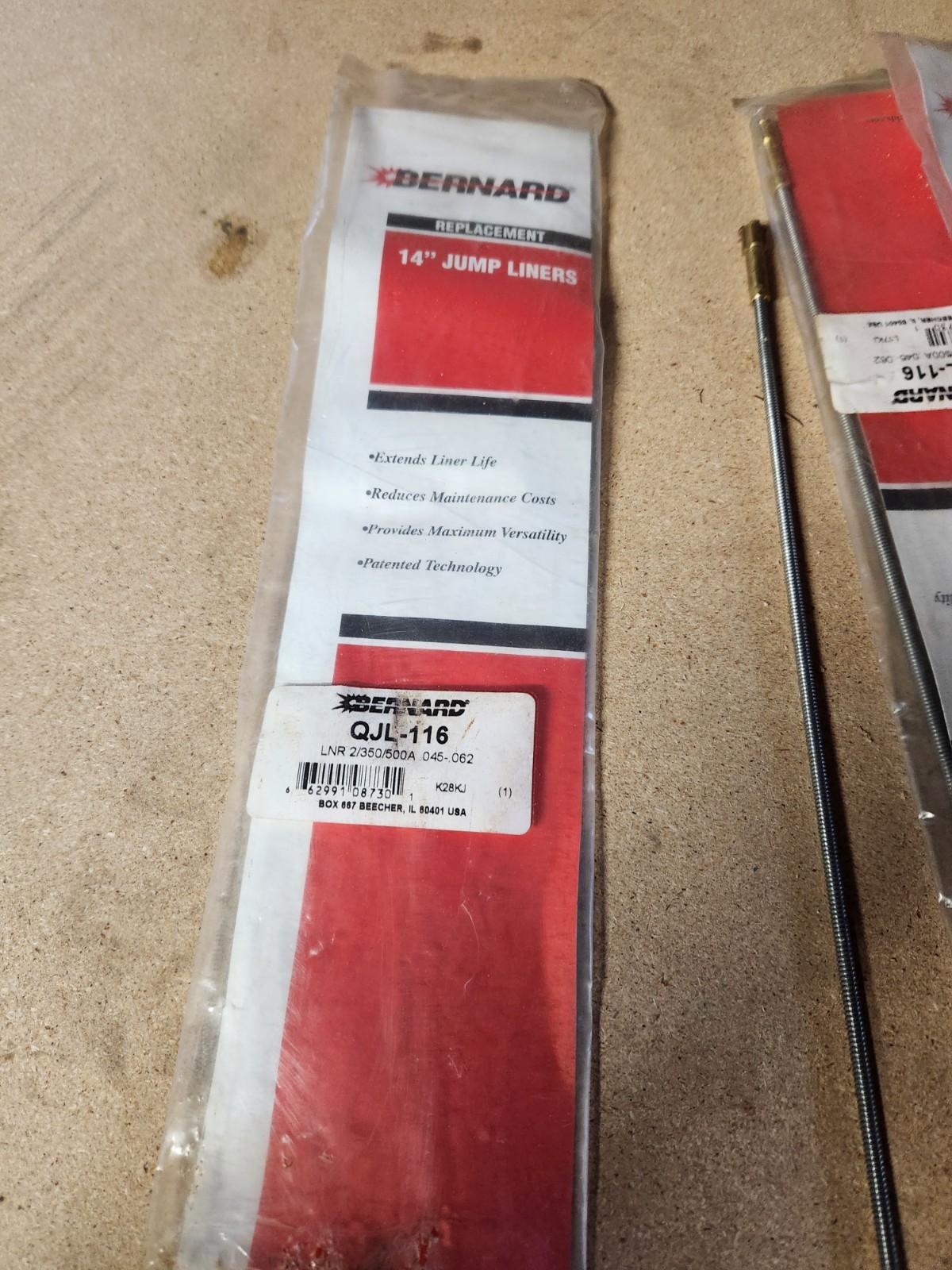 Bernard .045-.062 Jump Liner QJL-116 old stock open package