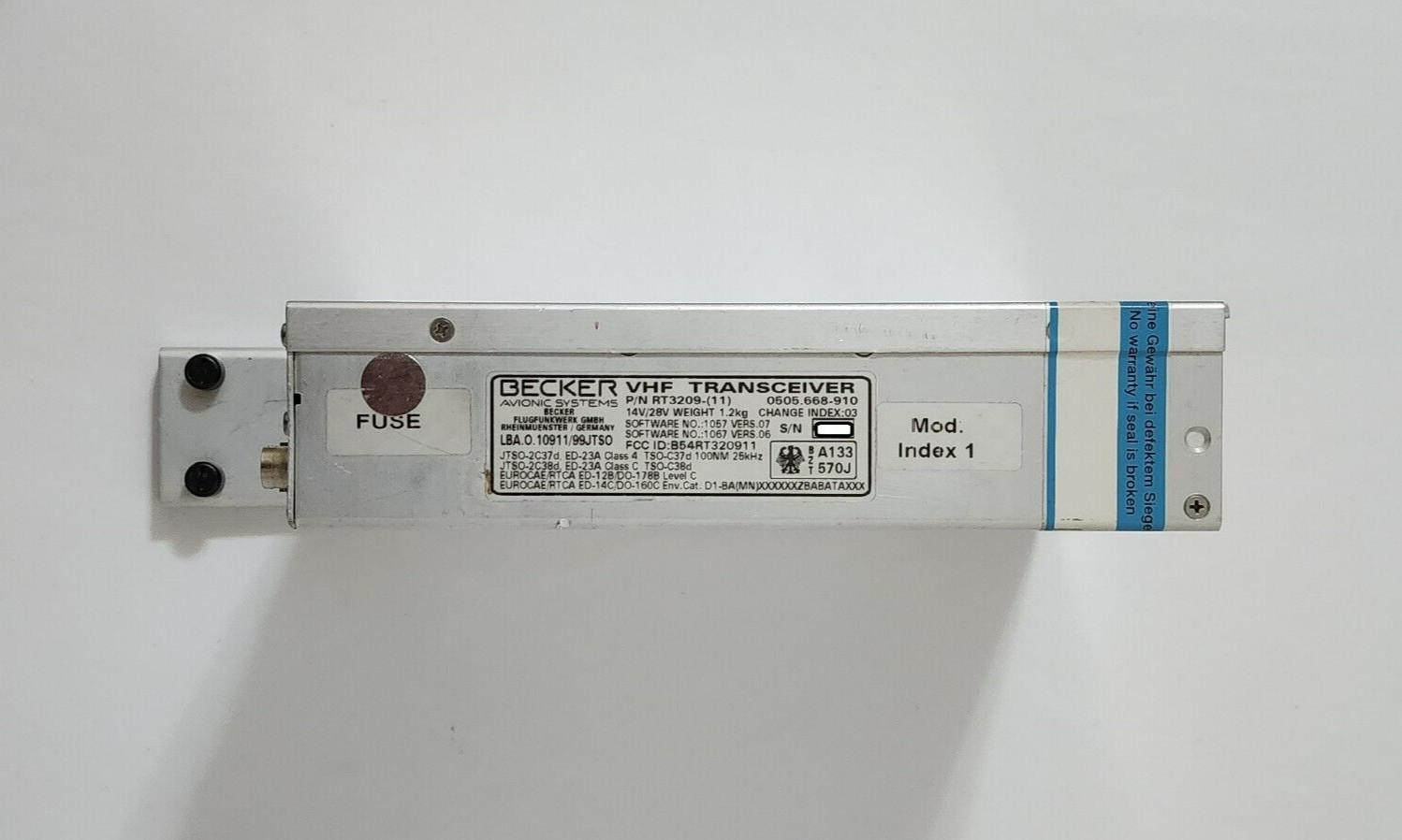 BECKER VHF COM SET