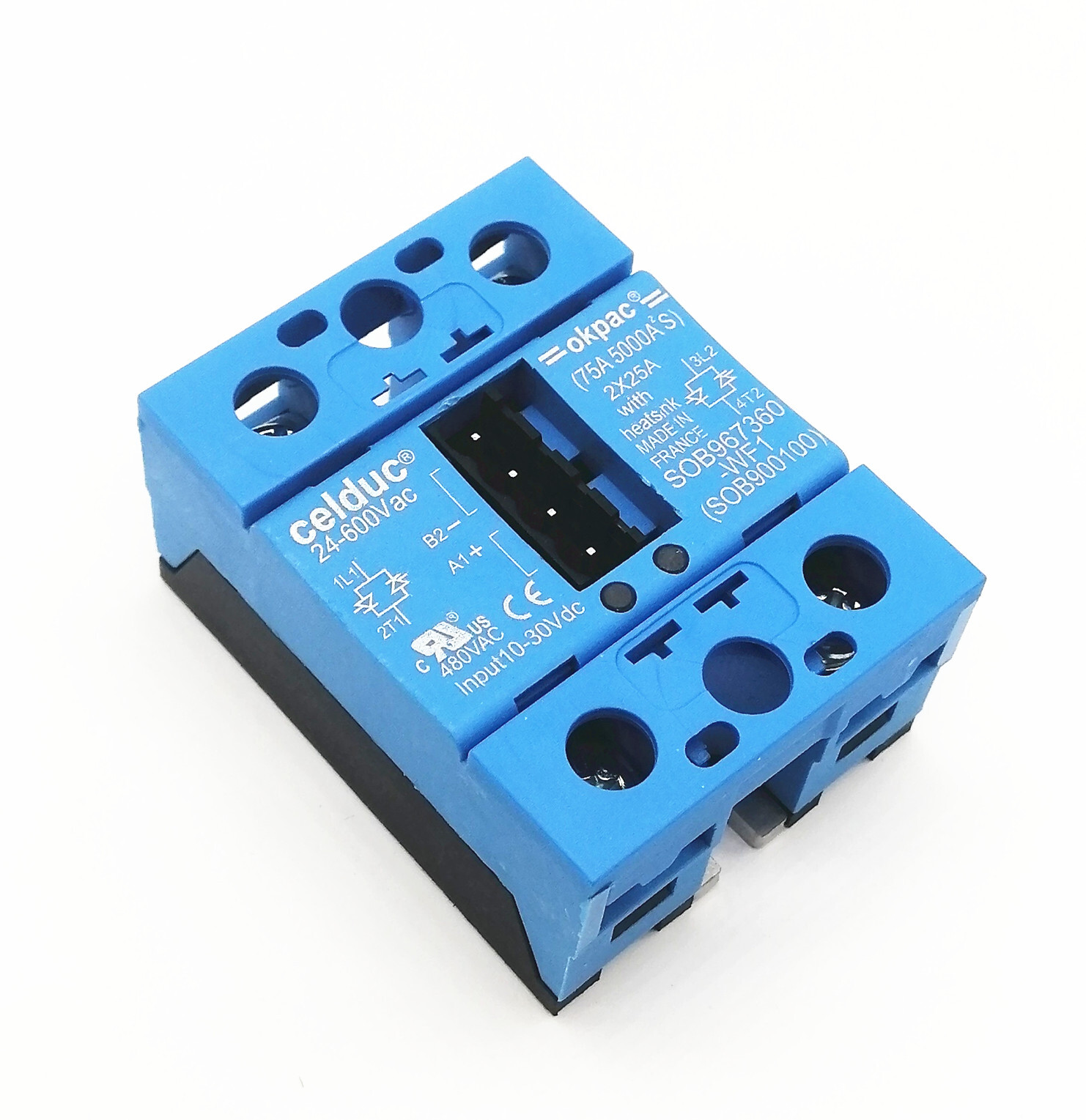 Celduc Solid State Relay SOB967360 -WF1(SOB900100) 2*25A
