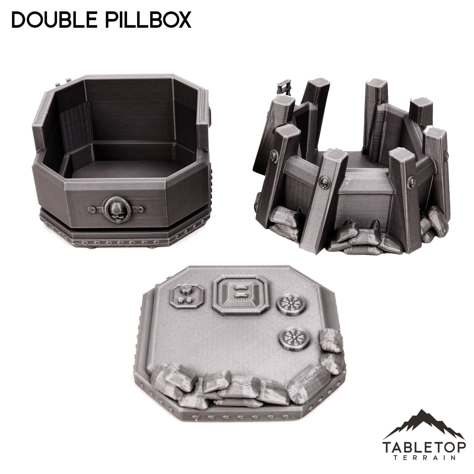 Pillbox & Double Pillbox - Grimdark Gothic Wargaming Tabletop