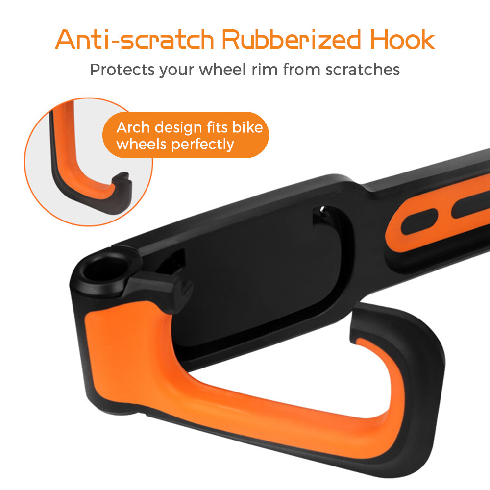 Wall Mount Rack djustable Vertical Bike Storage Rack Hanger Hook A0F7