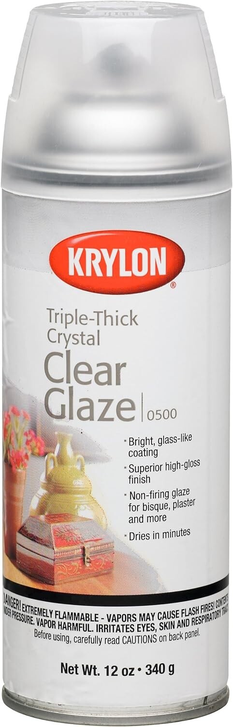 11 oz Krylon I00500A00 Crystal Clear Artist Sprays & Clear Coating Triple Thick