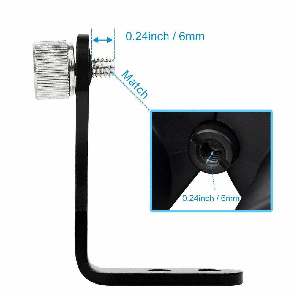 L-Shape Metal Adapter Mount Tripods Bracket Adapter for Binocular Telescope