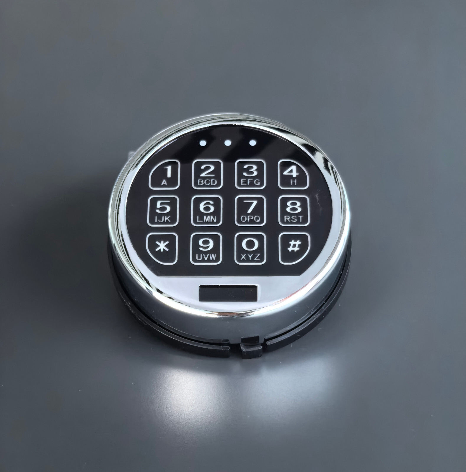 Stack-On Elite Lock Gun Safe Lock Replacement LED Keypad Chrome & Swing Bolt .