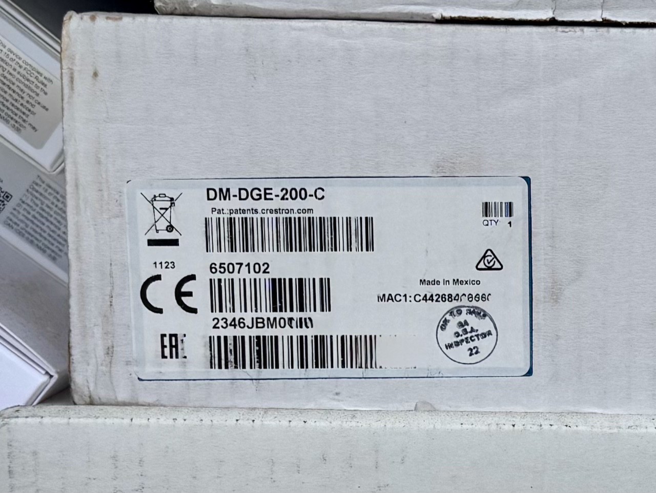 Crestron DM-DGE-200-C - BRAND NEW