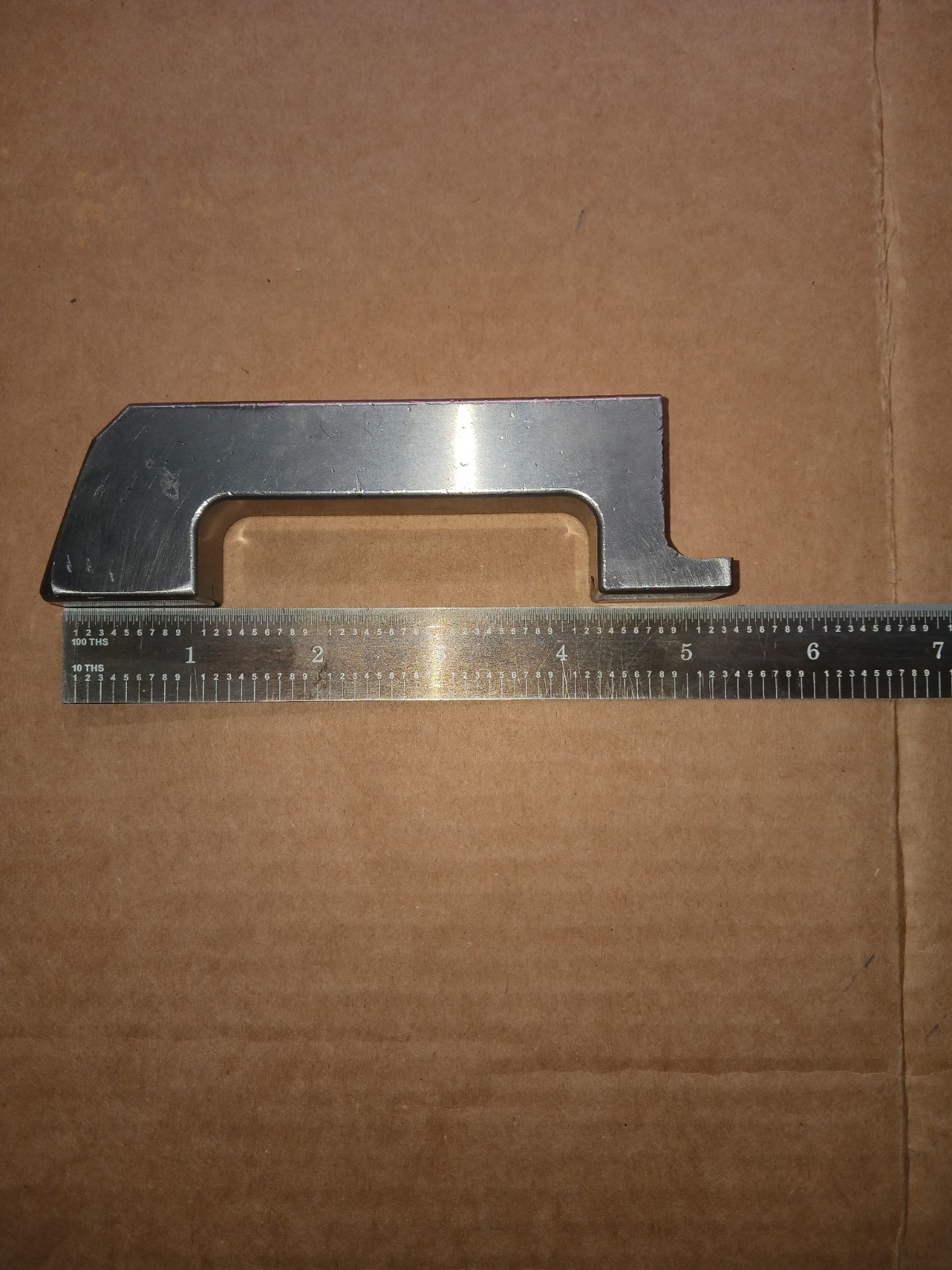 Tungsten Bucking Bar. Used on Aircraft. 5.2"x0.7"x1.45".  Weight 2lb 4oz.