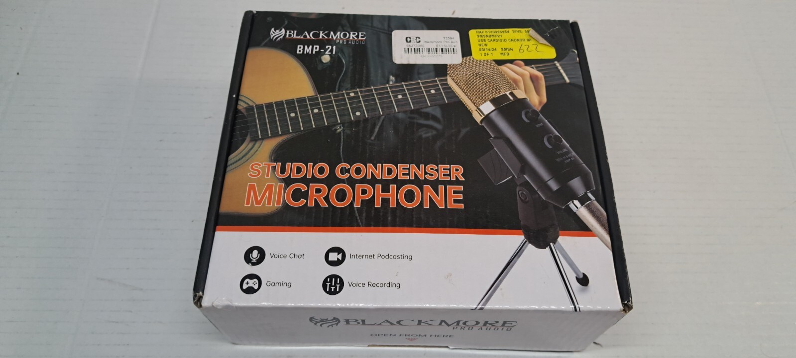 Blackmore Pro Audio BMP-21 USB Cardioid Condenser Microphone