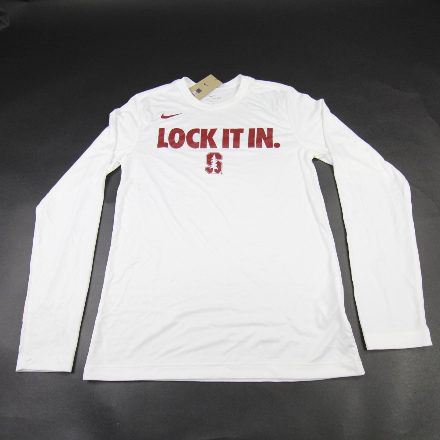 Stanford Cardinal Nike Dri-Fit Long Sleeve Shirt Men's L