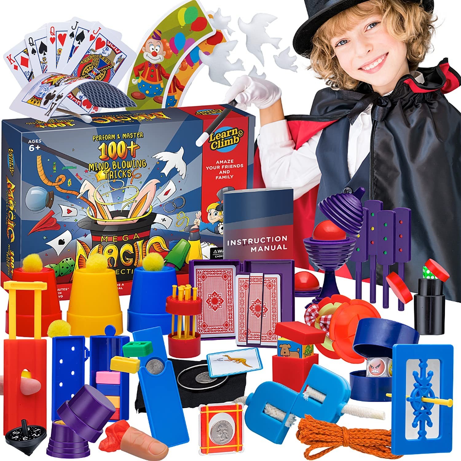 Mega Magic Kit for Kids - Perform 100's of Today's Most Exciting Tricks - Mag...