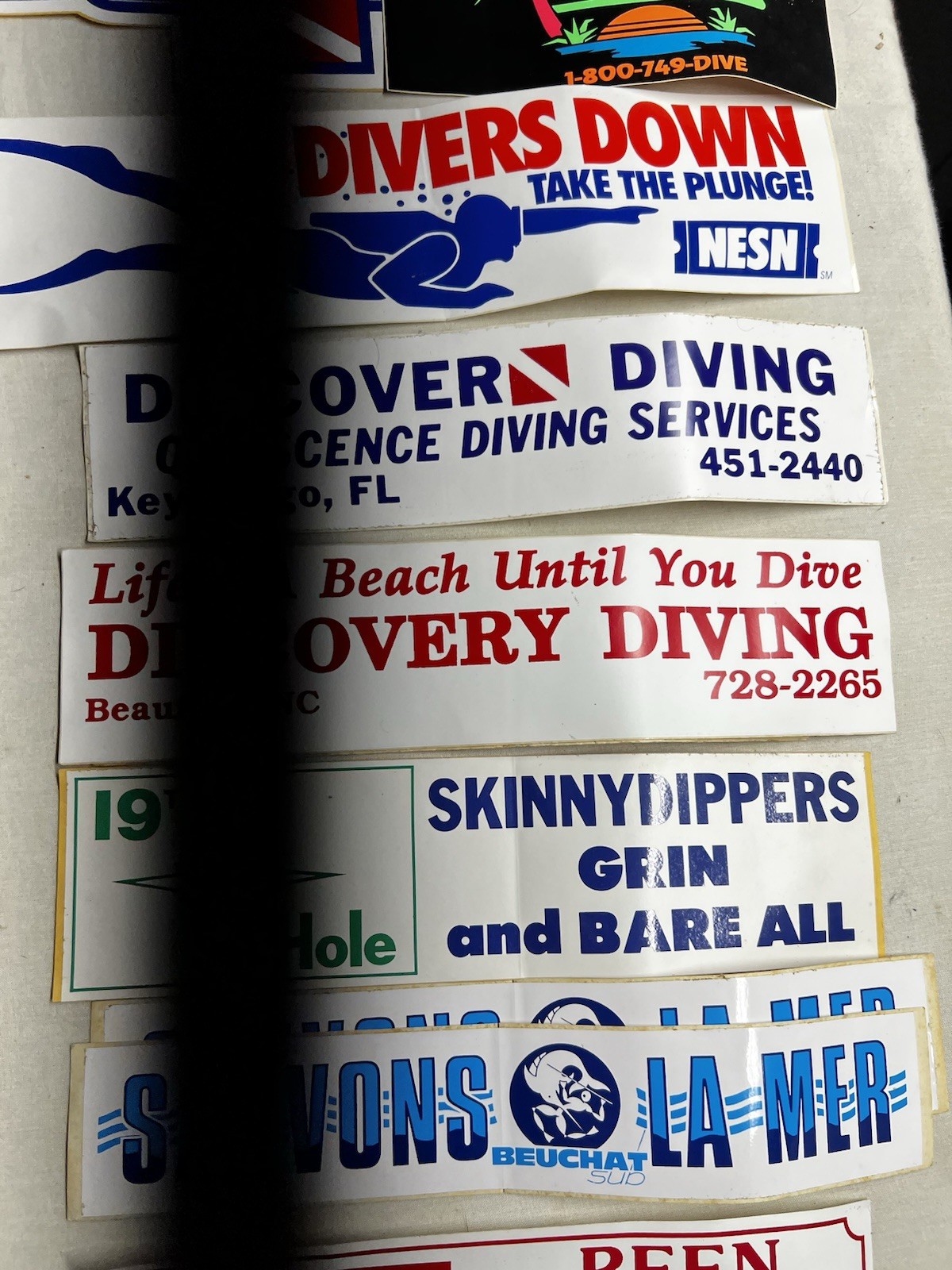 19 Scuba Diver Diving Decals Stickers Bumper Stickers Advertisements