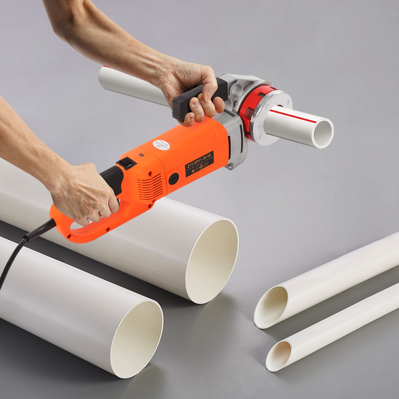 Handheld Electric Pipe Threader Threading Machine W/6 Pipe Cutter 1/2" - 2"