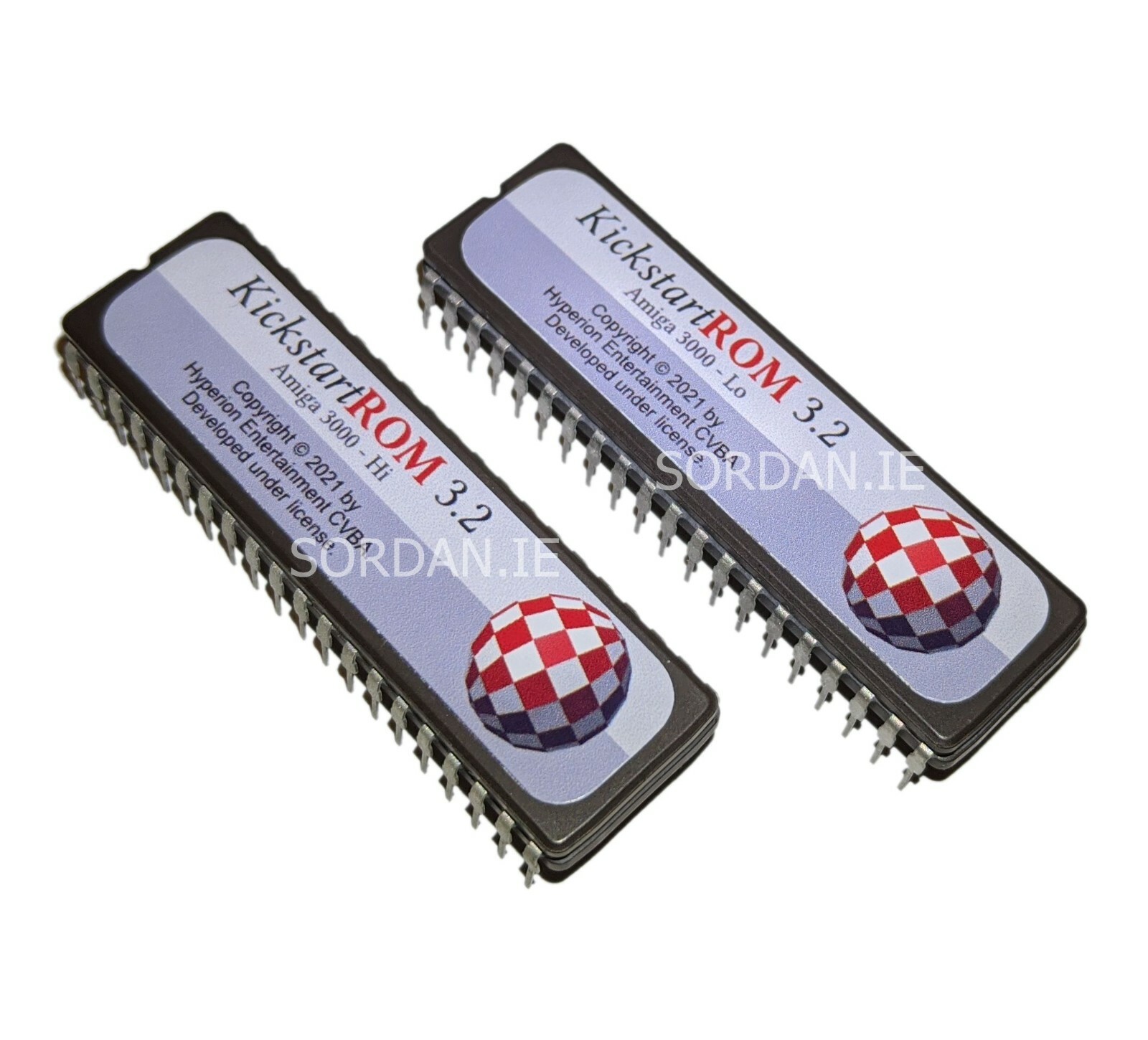 Amiga 3000 Kickstart ROM 3.2.3 Amiga OS + Professional Stickers