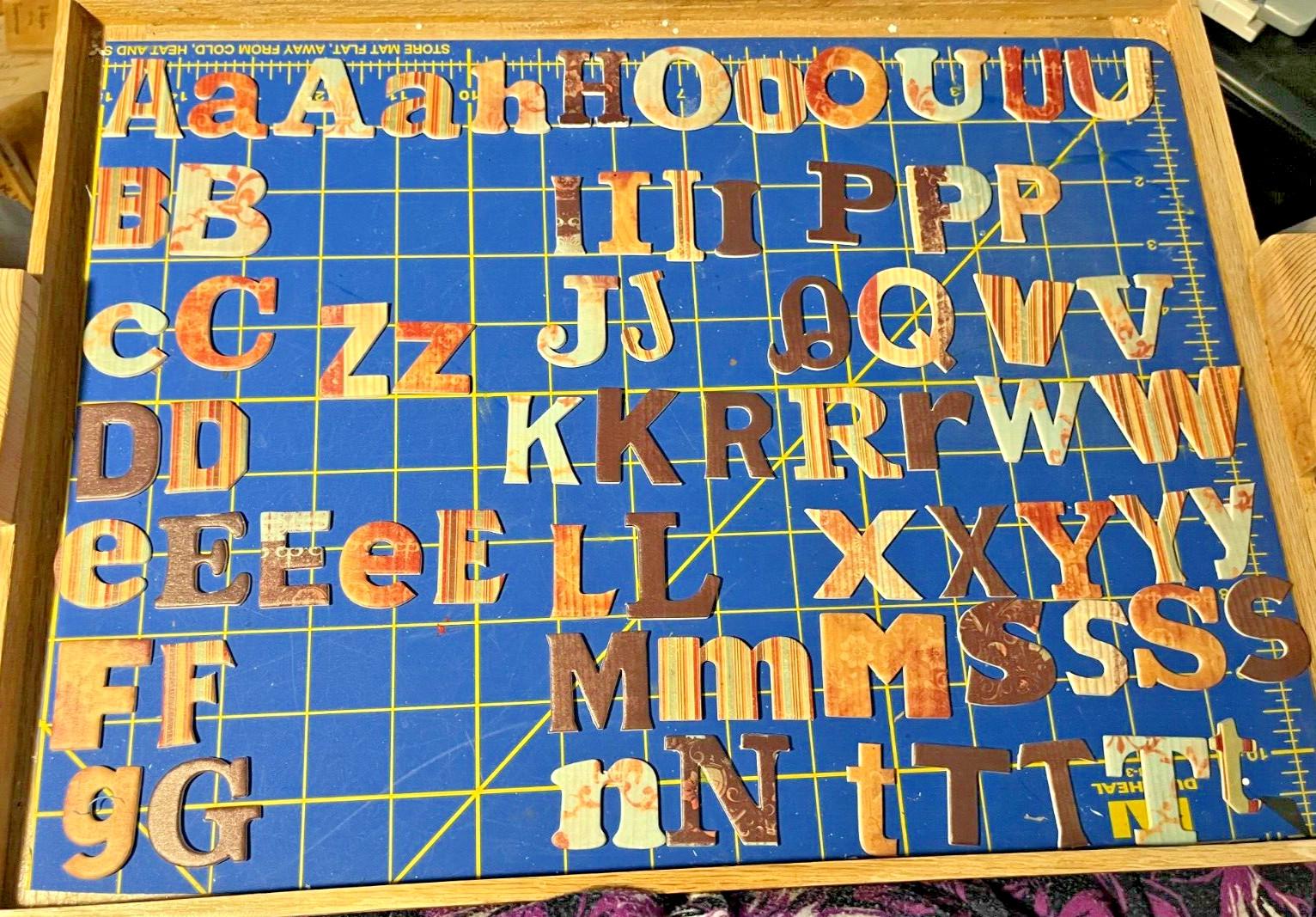 COSMO CRICKET CHIPBOARD ALPHABET & ADD-ONS-"THE WILDEST ABC'S" (MISSING TWO PCS)