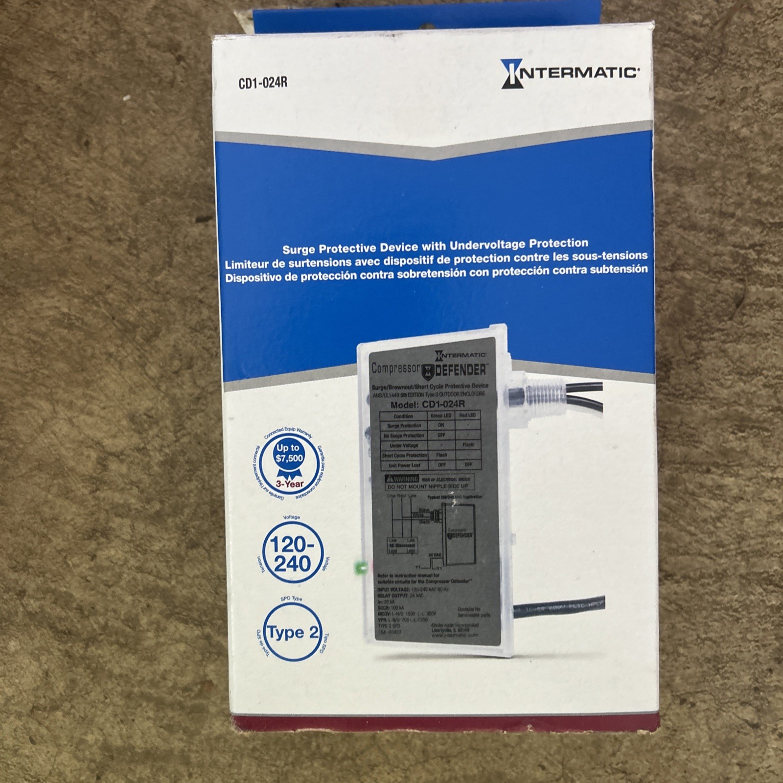 Intermatic CD1-024R All-In-One Compressor Defender Surge