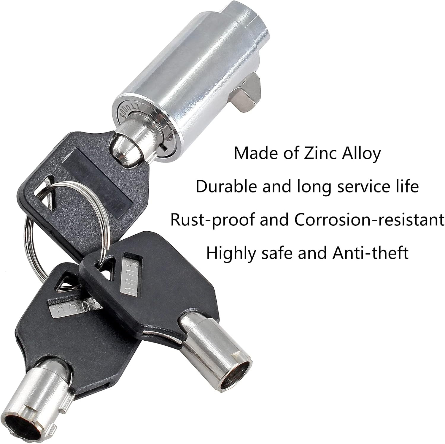 2 Sets High Security Vending Machine Lock and Key Soda Candy Machine Lock