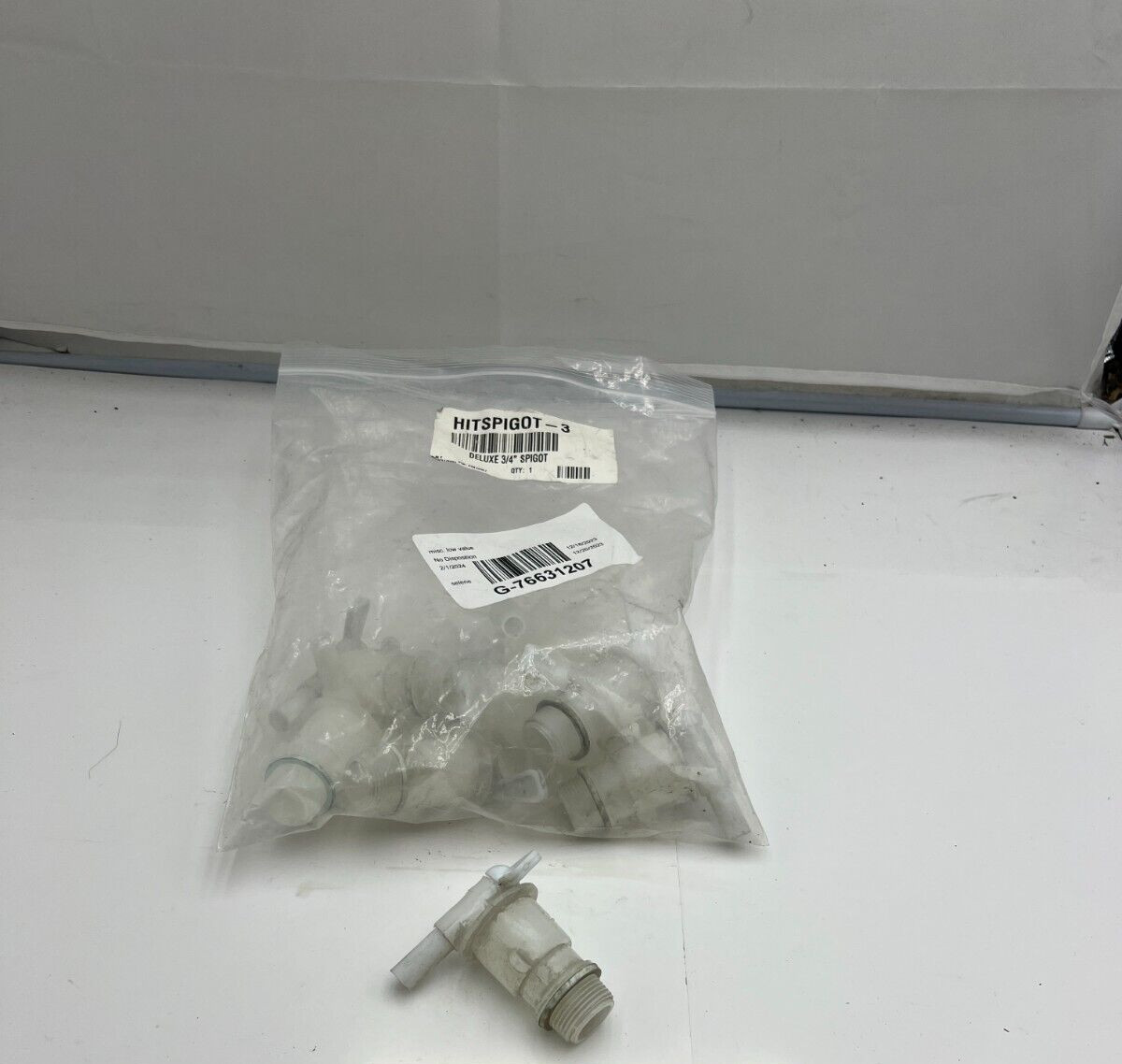 (Bag of 8) Deluxe 3/4" Spigot SPIGOT-3 for For 5 Gallon Cubes Hi-Tech Industries